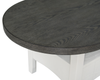 Dena 47” Modern Oval Coffee Table – Dove Grey | Table à café ovale moderne Dena de 47 po - gris tourterelle