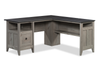 Ellery 58.74" L-Shaped Office Desk with Cable Management – Mystic Oak | Bureau en forme de L Ellery de 58,74 po avec système de gestion des câbles - chêne mystique