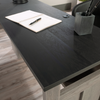 Ellery 58.74" L-Shaped Office Desk with Cable Management – Mystic Oak | Bureau en forme de L Ellery de 58,74 po avec système de gestion des câbles - chêne mystique