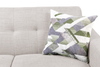Kort & Co. Freeman 2-Piece Left-Facing Sectional with Wood Legs – Dove White | Sofa sectionnel gauche Freeman de Kort & Co. 2 pièces de po en tissu d’apparence lin avec pattes en bois - blanc colombe