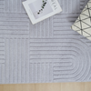 Geo Grey Washable Area Rug - 5’ x 7’  | Carpette Geo grise lavable - 5 pi x 7 pi