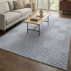 Geo Grey Washable Area Rug - 5’ x 7’  | Carpette Geo grise lavable - 5 pi x 7 pi