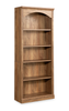Halston 29.29” 5-Shelf Bookcase with Adjustable Shelves – Grand Walnut  | Bibliothèque Halston de 29,29 po à 5 tablettes avec tablettes réglables - noyer majestueux