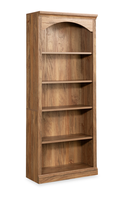 Halston 29.29” 5-Shelf Bookcase with Adjustable Shelves – Grand Walnut  | Bibliothèque Halston de 29,29 po à 5 tablettes avec tablettes réglables - noyer majestueux