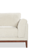 Horizon 2-Piece Left-Facing Fabric Sectional with Wood Base and Legs - Stone | Sofa sectionnel de gauche Horizon 2 pièces en tissu avec base et pattes en bois - pierre