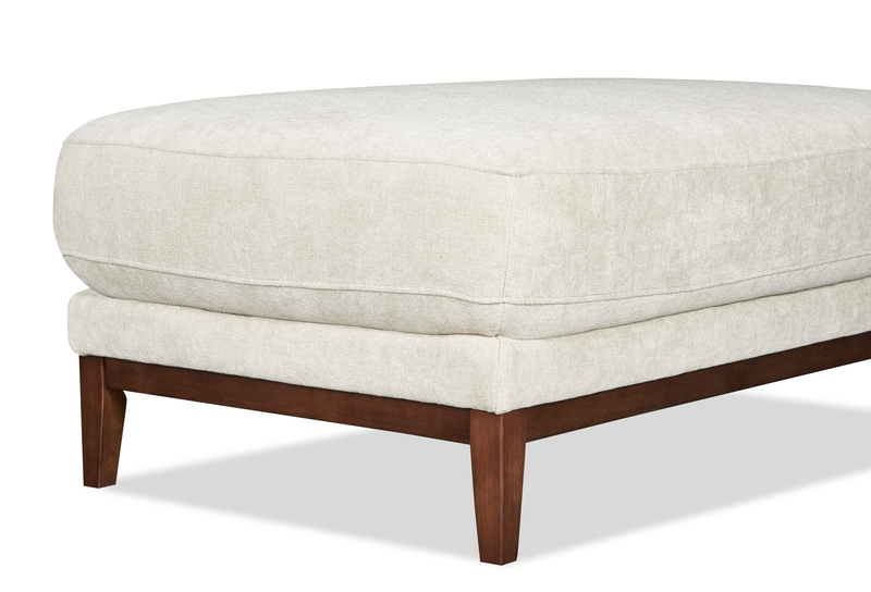 Horizon 44.09\" Fabric Ottoman - Stone