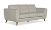 Iverly 84” Linen-Look Fabric Sofa with Removable Back Cushions – Sand | Sofa Iverly de 84 po en tissu d’apparence lin avec coussins de dossier amovibles - sable | IVERTPSF