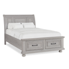 Kylie 6pc Bedroom Set with Storage Bed, Dresser, Mirror & Nightstand, Sand - Full Size | Ensemble de chambre à coucher Kylie 6 pièces sable avec lit de rangement, commode, miroir et table de nuit - format lit double
