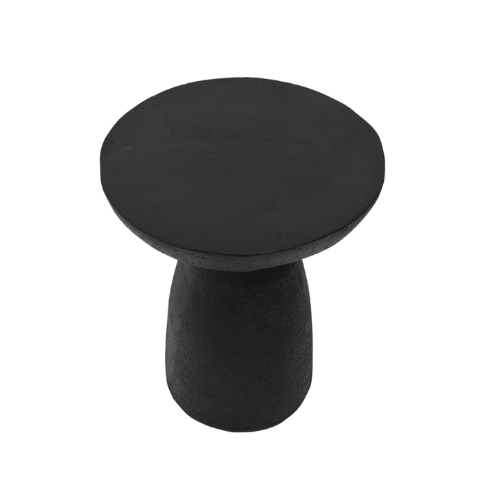 Lake 18.9\" Modern End Table – Matte Black