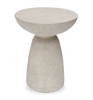 Lake 18.9" Modern End Table - Cream | Table de bout moderne Lake de 18,9 po - crème