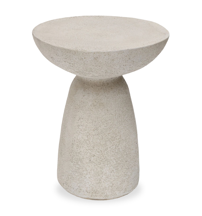 Lake 18.9\" Modern End Table - Cream