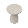 Lake 18.9" Modern End Table - Cream | Table de bout moderne Lake de 18,9 po - crème