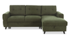 Laval 2-Piece Right-Facing Fabric Sleeper Sectional with Storage Chaise - Green | Sofa-lit sectionnel de droite Laval 2 pièces en tissu avec fauteuil long de rangement - vert
