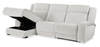 Shaquille O’Neal Home Legacy 3-Piece Left-Facing Power Reclining Sectional with Shaq-o-pedic Comfort - Grey  | Sofa sectionnel de gauche à inclinaison électrique Legacy de Shaquille O’Neal Home 3 pièces avec confort Shaq-o-pedic - gris
