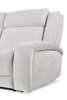 Shaquille O’Neal Home Legacy 3-Piece Left-Facing Power Reclining Sectional with Shaq-o-pedic Comfort - Grey  | Sofa sectionnel de gauche à inclinaison électrique Legacy de Shaquille O’Neal Home 3 pièces avec confort Shaq-o-pedic - gris