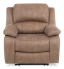 Marcel 39” Fabric Power Reclining Chair with USB Port – Warm Brown | Fauteuil à inclinaison électrique Marcel de 39 po en tissu avec port USB – brun chaud
