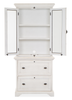 Milson 32" Filing Cabinet with Glass Doors - Alabaster | Classeur Milson de 32 po avec portes en verre - albâtre