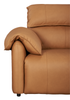 Momento 90" Genuine Leather Power Reclining Sofa – Caramel | Sofa à inclinaison électrique Momento de 90 po en cuir véritable - caramel