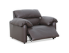 Momento 54" Genuine Leather Power Reclining Chair – Chocolate  | Fauteuil à inclinaison électrique Momento de 54 po en cuir véritable - chocolat