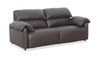 Momento 90" Genuine Leather Power Reclining Sofa – Chocolate  | Sofa à inclinaison électrique Momento de 90 po en cuir véritable - chocolat