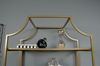 Nightingale 30” 5-Shelf Metal Bookcase – Gold Satin | Bibliothèque Nightingale de 30 po en métal à 5 tablettes - doré satiné