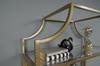 Nightingale 30” 5-Shelf Metal Bookcase – Gold Satin | Bibliothèque Nightingale de 30 po en métal à 5 tablettes - doré satiné