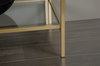 Nightingale 30” 5-Shelf Metal Bookcase – Gold Satin | Bibliothèque Nightingale de 30 po en métal à 5 tablettes - doré satiné