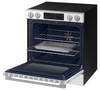 Samsung 6.3 Cu. Ft. Smart Electric Slide In Range with Air Fry Max - White - NSE90H63SWAC | Cuisinière intelligente électrique encastrée Samsung de 6,3 pi3 avec friture à air Air Fry Max - blanche - NSE90H63SWAC