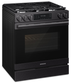 Samsung 6 Cu. Ft. Slide-In True Convection with Air Fry Max – Matte Black Stainless Steal - NSG80H60SEAA