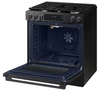 Samsung 6 Cu. Ft. Slide-In True Convection with Air Fry Max – Matte Black Stainless Steal - NSG80H60SEAA | Cuisinière encastrée Samsung de 6 pi3 à convection véritable avec friture à air Air Fry Max - acier inoxydable noir mat - NSG80H60SEAA