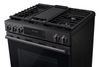 Samsung 6 Cu. Ft. Slide-In True Convection with Air Fry Max – Matte Black Stainless Steal - NSG80H60SEAA | Cuisinière encastrée Samsung de 6 pi3 à convection véritable avec friture à air Air Fry Max - acier inoxydable noir mat - NSG80H60SEAA