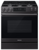 Samsung 6 Cu. Ft. Slide-In True Convection with Air Fry Max – Matte Black Stainless Steal - NSG80H60SEAA | Cuisinière encastrée Samsung de 6 pi3 à convection véritable avec friture à air Air Fry Max - acier inoxydable noir mat - NSG80H60SEAA