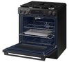Samsung 6 Cu. Ft. Slide-In True Convection with Air Fry Max – Matte Black Stainless Steal - NSG80H60SEAA | Cuisinière encastrée Samsung de 6 pi3 à convection véritable avec friture à air Air Fry Max - acier inoxydable noir mat - NSG80H60SEAA