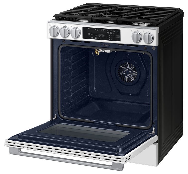 Samsung 6 Cu. Ft. Slide-In Range Convection with Air Fry – White Glass - NSG90H60SWAA