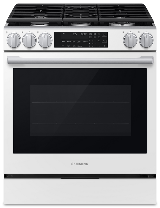 Samsung 6 Cu. Ft. Slide-In Range Convection with Air Fry – White Glass - NSG90H60SWAA