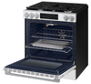 Samsung 6 Cu. Ft. Slide-In Range Convection with Air Fry – White Glass - NSG90H60SWAA | Cuisinière encastrée Samsung de 6 pi3 à convection avec friture à air - acier inoxydable résistant aux traces de doigts - NSG90H60SRAA