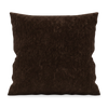 Sofa Lab Fabric Accent Pillow – Plush Chocolate | Coussin décoratif Sofa Lab en tissu - Plush Chocolate
