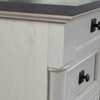 Palladia 65.12" L-Shaped Desk with 3 Drawers – Glacier Oak | Bureau en forme de L Palladia de 65,12 po à 3 tiroirs - chêne glacier