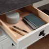 Palladia 65.12" L-Shaped Desk with 3 Drawers – Glacier Oak | Bureau en forme de L Palladia de 65,12 po à 3 tiroirs - chêne glacier