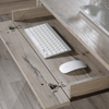 Palladia 53.15" Office Desk with 3 Drawers – Split Oak | Bureau Palladia de 53,15 po à 3 tiroirs - chêne fendu