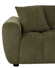 Made in Canada Pebble 96" Fabric Sofa with Matching Accent Pillows - Green | Sofa Pebble de 96 po fabriqué au Canada en tissu avec coussins décoratifs assortis - vert