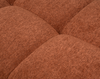Made in Canada Pebble 70" Fabric Loveseat with Matching Accent Pillows - Orange | Causeuse Pebble de 70 po fabriquée au Canada en tissu avec coussins décoratifs assortis - orange