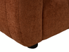 Made in Canada Pebble 96" Fabric Sofa with Matching Accent Pillows - Orange | Sofa Pebble de 96 po fabriqué au Canada en tissu avec coussins décoratifs assortis - orange