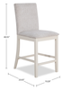 Piper Counter-Height Dining Chair with Vegan-Leather Fabric - Brown  | Chaise de salle à manger Piper de hauteur comptoir en tissu de cuir végétalien - brune