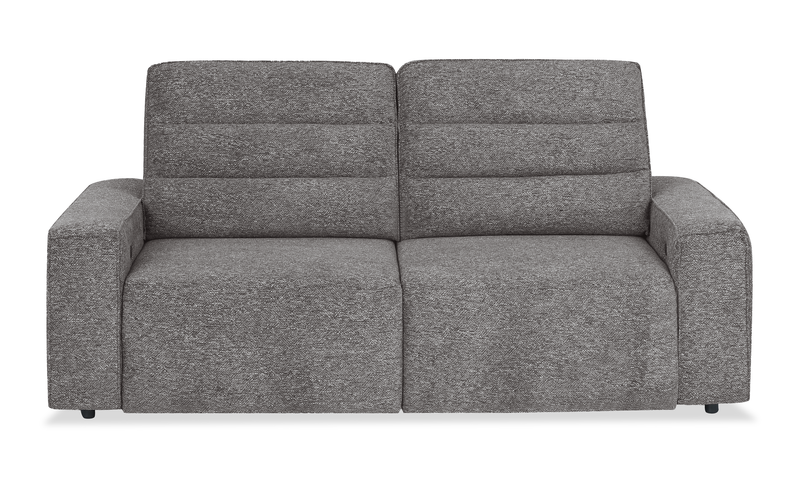 Shaquille O’Neal Home Prestige Sleeper Sectional with Power Sliding– Grey