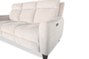 Primrose 81” Chenille Fabric Power Reclining Sofa with Power Headrest – Linen | Sofa à inclinaison électrique Primrose de 81 po en tissu de chenille avec appuie-tête électrique - lin