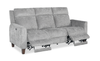Primrose 81” Chenille Fabric Power Reclining Sofa with Power Headrest – Slate | Sofa à inclinaison électrique Primrose de 81 po en tissu de chenille avec appuie-tête électrique - ardoise