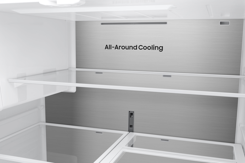 Samsung Bespoke 35.8” 24 Cu. Ft. Counter-Depth French Door Refrigerator – Stainless Steel - RF70H25HERAA