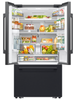 Samsung Bespoke AI 35.88” 29 Cu. Ft 3-Door French Door Refrigerator – Matte Black - RF70H30KEEAA | Réfrigérateur à 3 portes Bespoke de Samsung de 29 pi3 et de 35,88 po à portes françaises avec IA - noir mat - RF70H30KEEAA