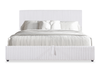 Ridge Upholstered Storage Platform Bed in Grey Fabric - King Size | Lit plateforme rembourré Ridge en tissu gris avec rangement - format très grand lit